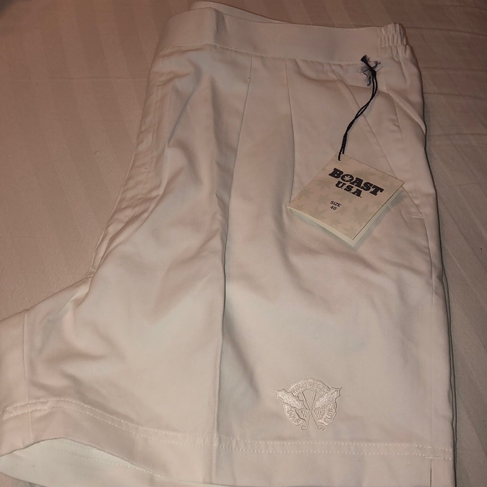 Vintage Men’s Logo Embroidered Golf Shorts